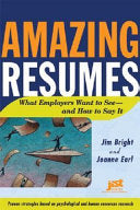 Amazing Résumés 9781593571825 Jim Bright Joanne Earl Brukte bøker