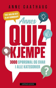 Annes quizkjempe 9788202682644 Anne Gaathaug Brukte bøker