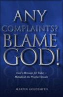 Any Complaints? 9781850788126 Martin Goldsmith Brukte bøker