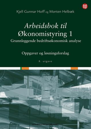 Arbeidsbok til Økonomistyring 1 9788215038926 Aage Sending Brukte bøker