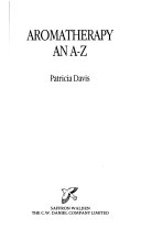 Aromatherapy 9780852071854 Patricia Davis Brukte bøker