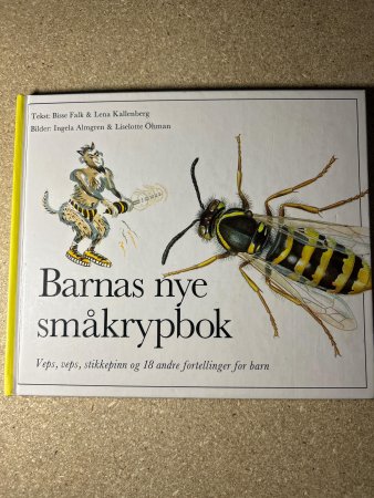 Barnas nye småkrypbok 9788253018805 Bisse Falk Lena Kallenberg Brukte bøker