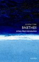 Barthes: A Very Short Introduction 9780192801593 Jonathan Culler Brukte bøker