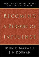 Becoming a Person of Influence 9780785270553 Jim Dornan John C. Maxwell Brukte bøker