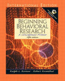 Beginning Behavioral Research 9780131278356 Robert Rosenthal Ralph L. Rosnow Brukte bøker