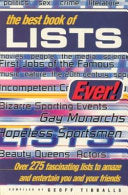 Best Book of Lists Ever! 9781858683447  Brukte bøker