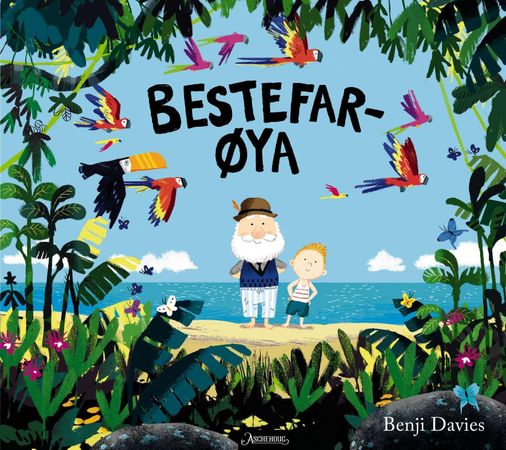 Bestefarøya 9788203261732 Benji Davies Brukte bøker