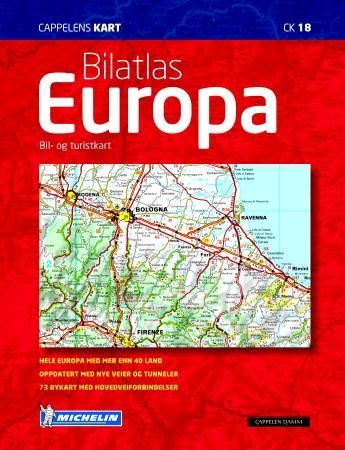 Bilatlas Europa 9788202319137  Brukte bøker