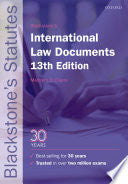 Blackstone's International Law Documents 9780198802747 Malcolm Evans Brukte bøker
