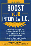 Boost Your Interview IQ 9780071425476 Carole Martin Brukte bøker
