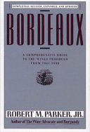 Bordeaux 9780671674601 Robert M. Parker (Jr.) Brukte bøker