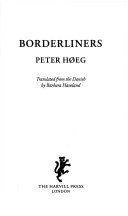 Borderliners 9781860461156 Peter Høeg Brukte bøker