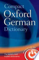 Compact Oxford German Dictionary 9780199663125 Michael Clark Brukte bøker