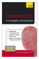 Criminology: A Complete Introduction 9781444170238 Peter Joyce Brukte bøker