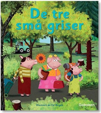 De tre små griser 9788230521342  Brukte bøker