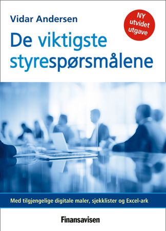 De viktigste styrespørsmålene 9788271464530 Vidar Andersen Brukte bøker