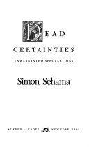 Dead Certainties 9780679402138 Simon Schama Brukte bøker