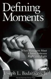 Defining Moments: When Managers Must Choose Between Right and Right 9780875848037 Joseph L. Badaracco Brukte bøker