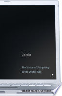 Delete 9780691150369 Viktor Mayer-Schönberger Brukte bøker