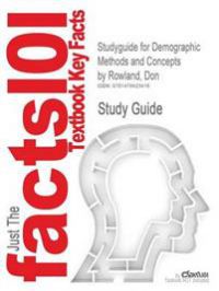 Demographic Methods and Concepts 9780198752639 Reader in Population Studies Don Rowland Brukte bøker