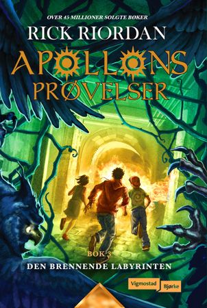 Den brennende labyrinten 9788241950056 Rick Riordan Brukte bøker