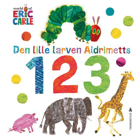 Den lille larven Aldrimetts 123 9788205544390 Eric Carle Brukte bøker