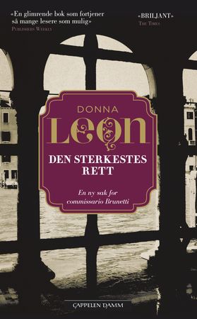 Den sterkestes rett 9788202377953 Donna Leon Brukte bøker