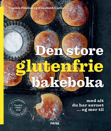Den store glutenfrie bakeboka 9788293428381 Yiannis Filolias Elisabeth Carlsen Brukte bøker