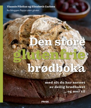 Den store glutenfrie brødboka 9788284370736 Yiannis Filolias Elisabeth Carlsen Brukte bøker