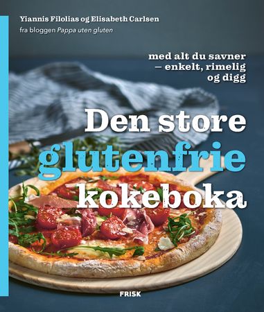 Den store glutenfrie kokeboka 9788293428916 Yiannis Filolias Elisabeth Carlsen Brukte bøker