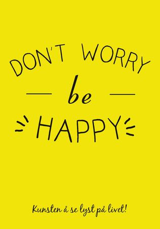 Don't worry be happy 9788234100222  Brukte bøker