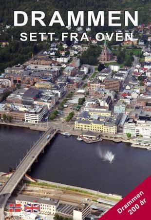 Drammen sett fra oven = Drammen seen from the air 9788299834636 Odd Helge Brugrand Brukte bøker