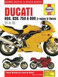 Ducati 600, 620, 750 & 900 2-valve Service and Repair Manual 9781844252770 Cox Penelope A. Coombs Matthew Brukte bøker
