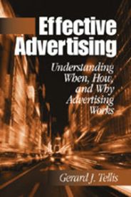 Effective Advertising 9780761922537 Gerard J. Tellis Brukte bøker