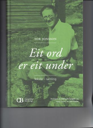 Eit ord er eit under 9788275182461 Tor Jonsson Brukte bøker