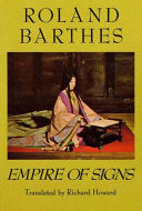 Empire of Signs 9780374522070 Roland Barthes Brukte bøker