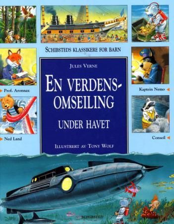 En verdensomseiling under havet 9788251620512 Jules Verne Brukte bøker