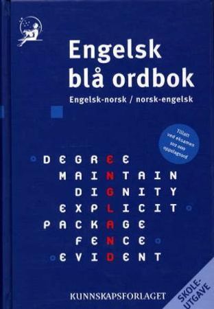 Engelsk blå ordbok 9788257312855  Brukte bøker