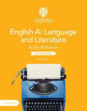 English A: Language and Literature for the IB Diploma Coursebook 9781108704939 Brad Philpot Brukte bøker