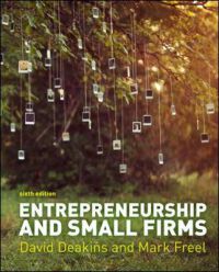 Entrepreneurship and Small Firms 9780077136451 Mark Freel David Deakins Brukte bøker