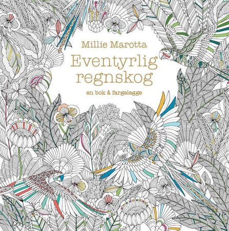 Eventyrlig regnskog 9788293346449 Millie Marotta Brukte bøker