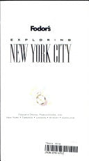 Exploring New York City 9780679026600 Fodor's Brukte bøker