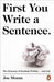 First You Write a Sentence 9780241978498 Joe Moran Brukte bøker