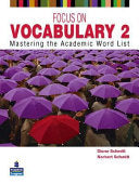 Focus on Vocabulary 2 9780131376175 Diane Schmitt Norbert Schmitt Brukte bøker
