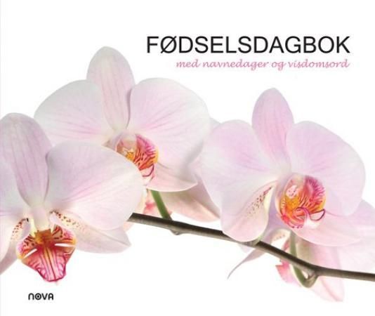 Fødselsdagbok. Rosa. Med navnedager og visdomsord 9788292390573  Brukte bøker