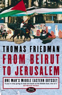 From Beirut to Jerusalem 9780006530701 Thomas Friedman Brukte bøker