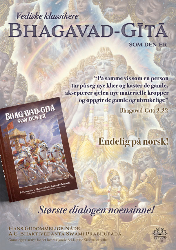 Bhagavad Gita - Som Den Er (Norwegian Language) - Bokia.no
