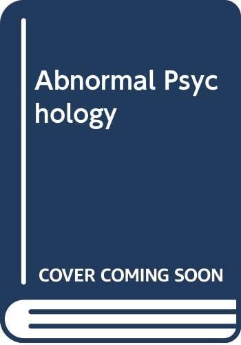 Abnormal Psychology - Bokia.no