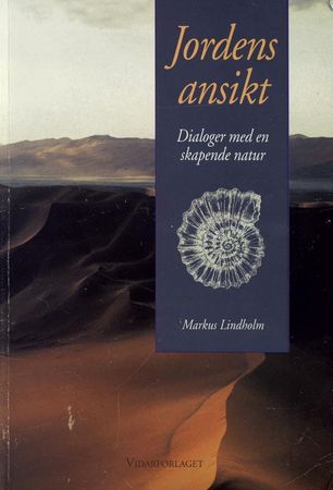 Bokomslag for "Jordens ansikt" av Vidarforlaget, filosofibok med dialoger om skapende natur, pocketutgave.