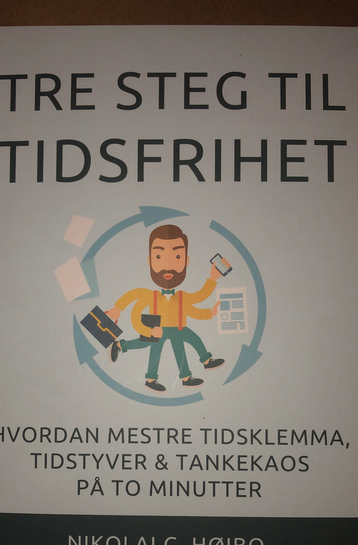 Tre steg til tidsfrihet: hvordan mestre tidsklemma, tidstyver & tankekaos på… (Pocket) - Bokia.no